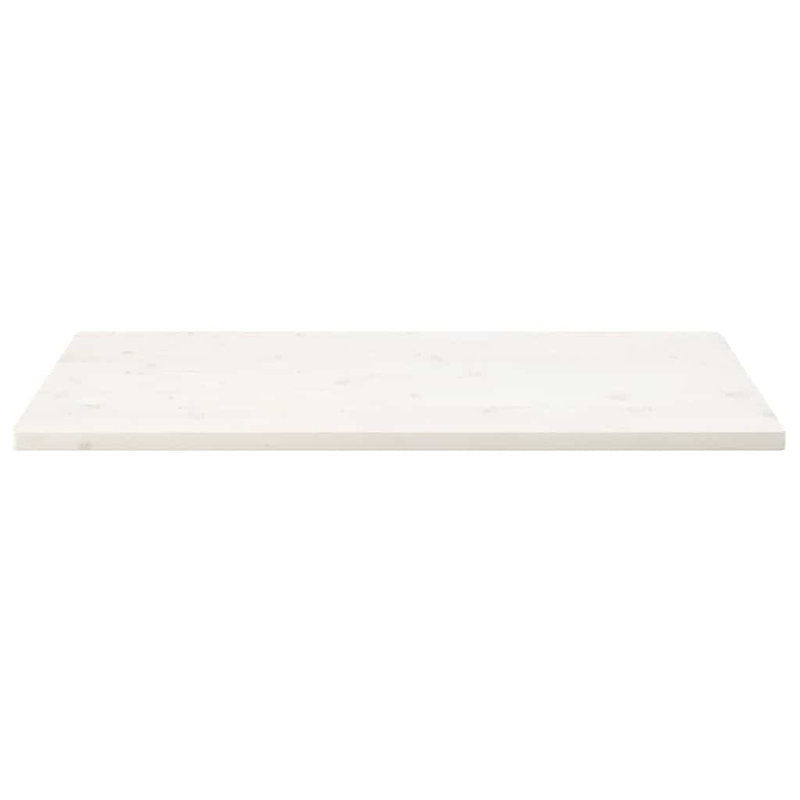 Quenemo Solid Wood Table Top, White, 2.5cm H x 110cm W x 60cm D