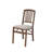  Stakmore Mission Fusion Folding Chair, Fruitwood Frame with Blush Fabric-277966564