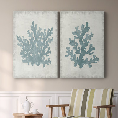 Coral Oasis I-Premium Gallery Wrapped Canvas -Ready to Hang