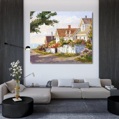 Beachcrest Home™ Dertner, Erin Gallery Wrapped Canvas Art Titled: Balmy Spring Day