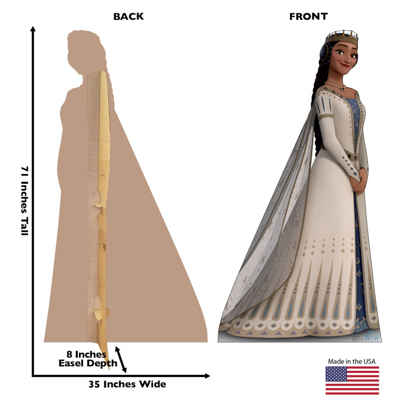 Queen Amaya Life-Size Cardboard Cutout from Disney's Wish
