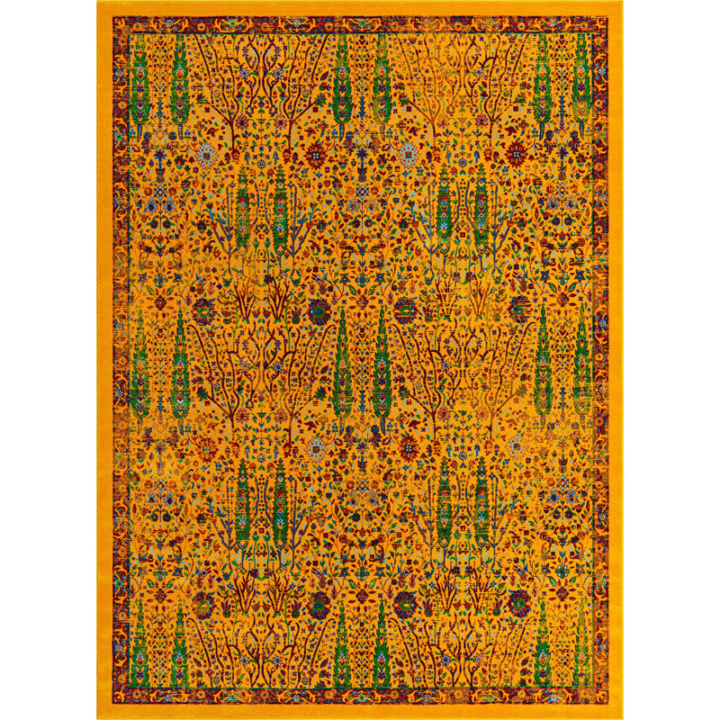 Manlia Oriental Indoor Rug, Rectangle 9' x 12'