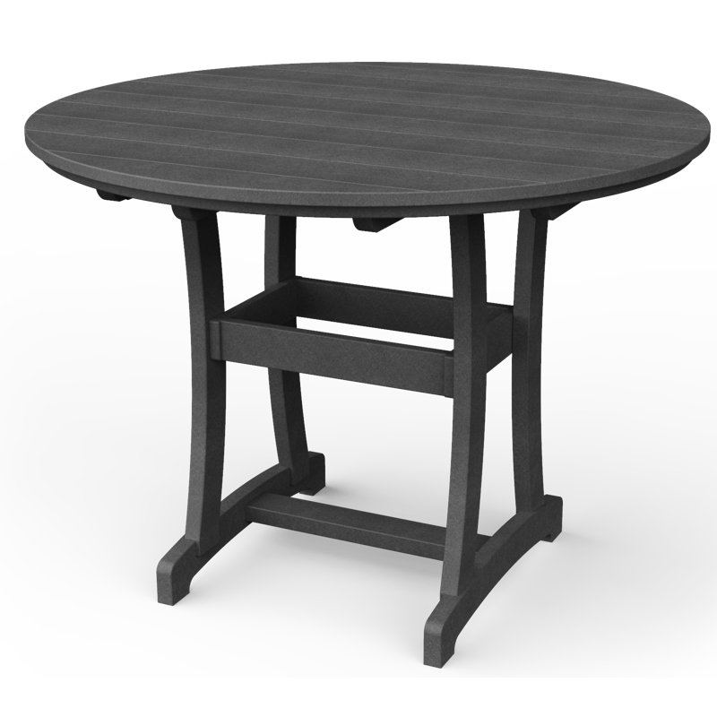 Table de bar Stella, H 54 po x l 54 po x P 54 po, Gris
