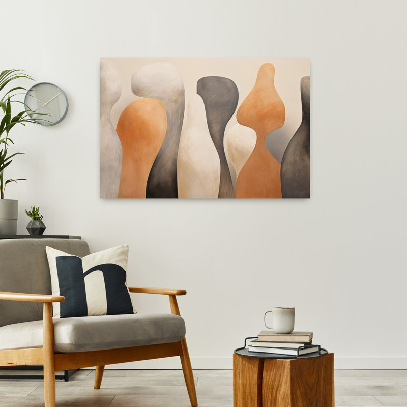 Art contemporain, art contemporain abstrait, H 24 po x l 36 po