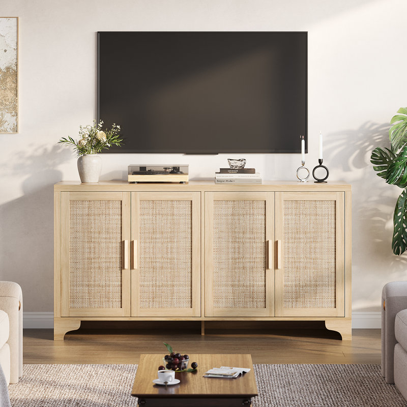 Buffet à 4 portes Modern Boho