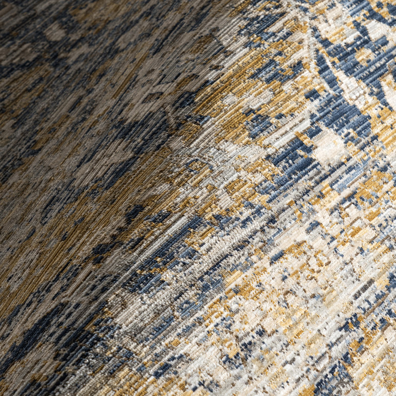 Amabel Medallion Indoor/Outdoor Area Rug, Rectangle 48" x 72"