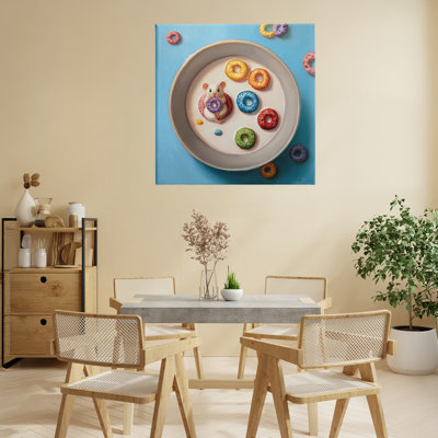 Morning Dunk Cereal Mouse Canvas, design by Lucia Heffernan