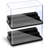 Sized Miniature Display Case For Figures, 2 Pack Building Block Display Cases For Collectibles, Acrylic Display Storage Box, Gift For Action Figure & Miniatures Toys Lovers