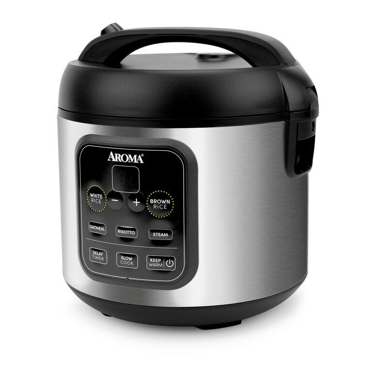 Aroma 8-cup (Cooked) Digital Rice Cooker, Multicooker & Food