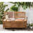 Solid Wood Acacia Outdoor Bench-88086901