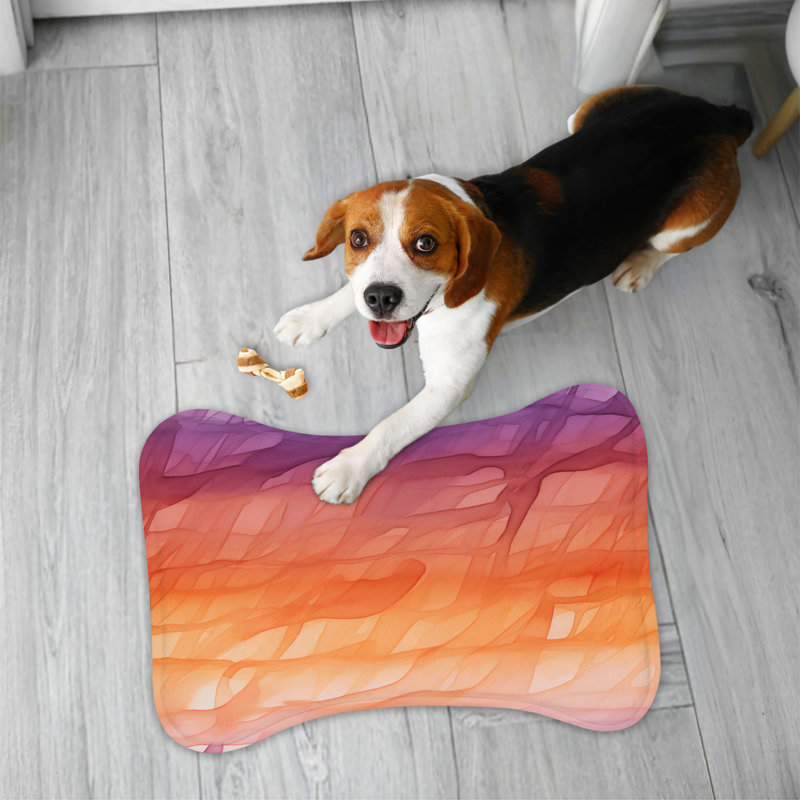 Dusk Colors - Tapis d'alimentation en os 1 pièce, 18"
