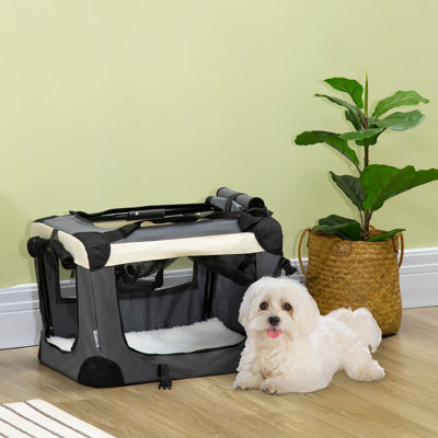 Collapsible Pet Carrier with 3 Doors