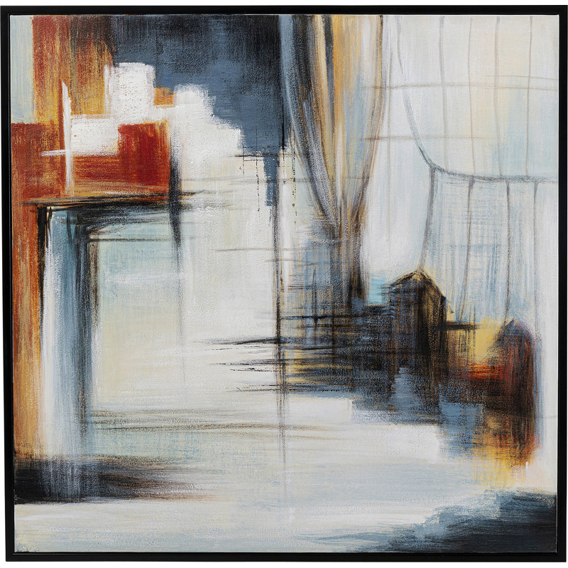 Framed picture Visione Front 100 x 100cm