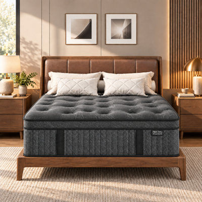 10" Medium Firm Cooling Gel Memory Foam Hybrid Mattress in a Box