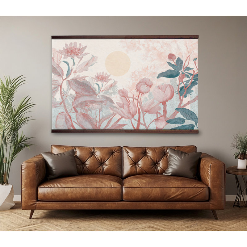 Tapisserie murale Blush Sunrise, H 40 po x l 60 po