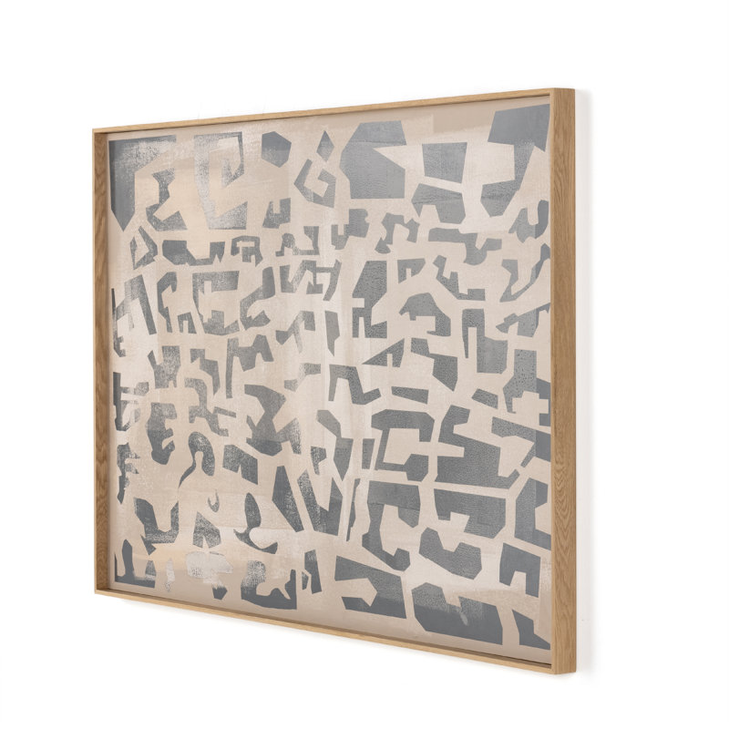 Block III Painting by Coup D'Esprit, 36" H x 48" W x 2" D