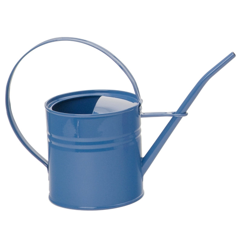 Lotonya Handmade Metal Table Vase, Blue