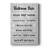 Simple Bathroom Rules -Custom Wrapped Gallery Cavas