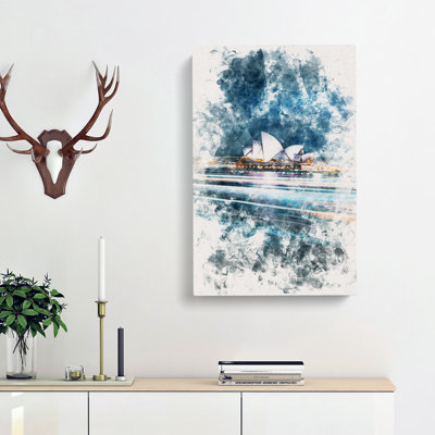 Sydney Opera House Lights - Wrapped Canvas