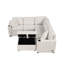 Canapé-lit modulaire convertible en L 84,7 po-814861721