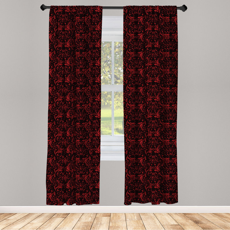 Rideaux 4 panneaux Ambesonne Victorian, L 56 po x L 84 po