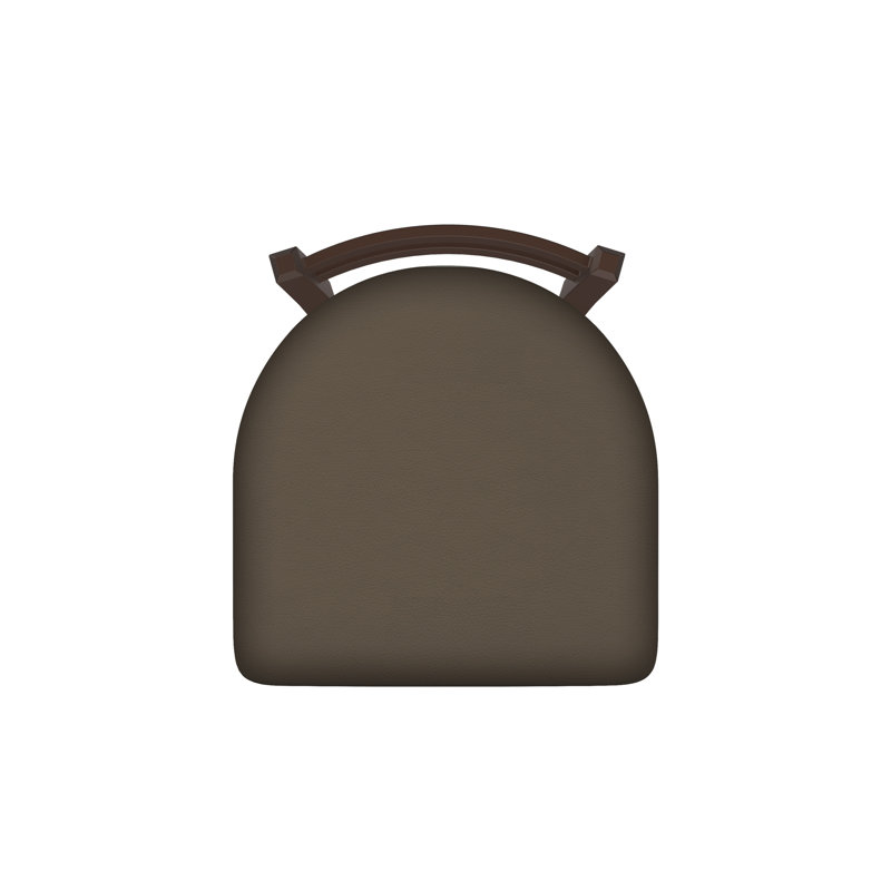 Tabouret de coiffeuse en métal Jackie, Vinyle - Terre Canter, Bronze