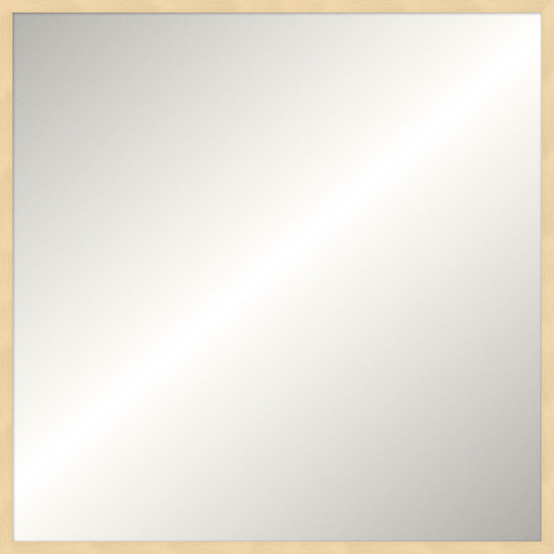 Miroir Davenport, 43,75 po x 43,75 po, Érable blond, Carré