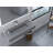 Pyramid 48" Rectangular Wall Mount Bathroom Sink with Ramp Basin - Gray, No Faucet Hole-362957919-339242684