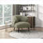 Fauteuil d'appoint rembourré en mousse à haute densité Sage Green Boucle
