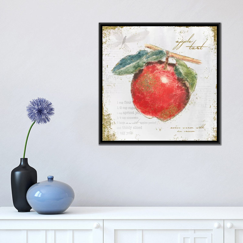 « jardin trésors i », impression sur toile, H 18 po x l 18 po x P 1,5 po, Toile avec cadre noir, Pas de tapis