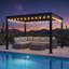 10 pi. L 12 pi. Pergola en métal-84609041