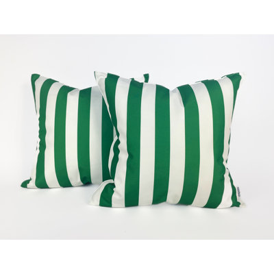 Striped Outdoor Accent Pillow Covers