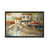 Toile avec cadre gris