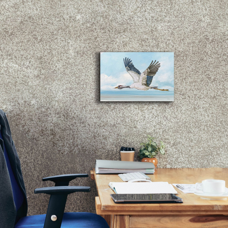 «In Flight 1» par Stellar Design Studio, art mural sur toile, 26 po x 18 po, H 12 po x l 18 po x P 0,75 po