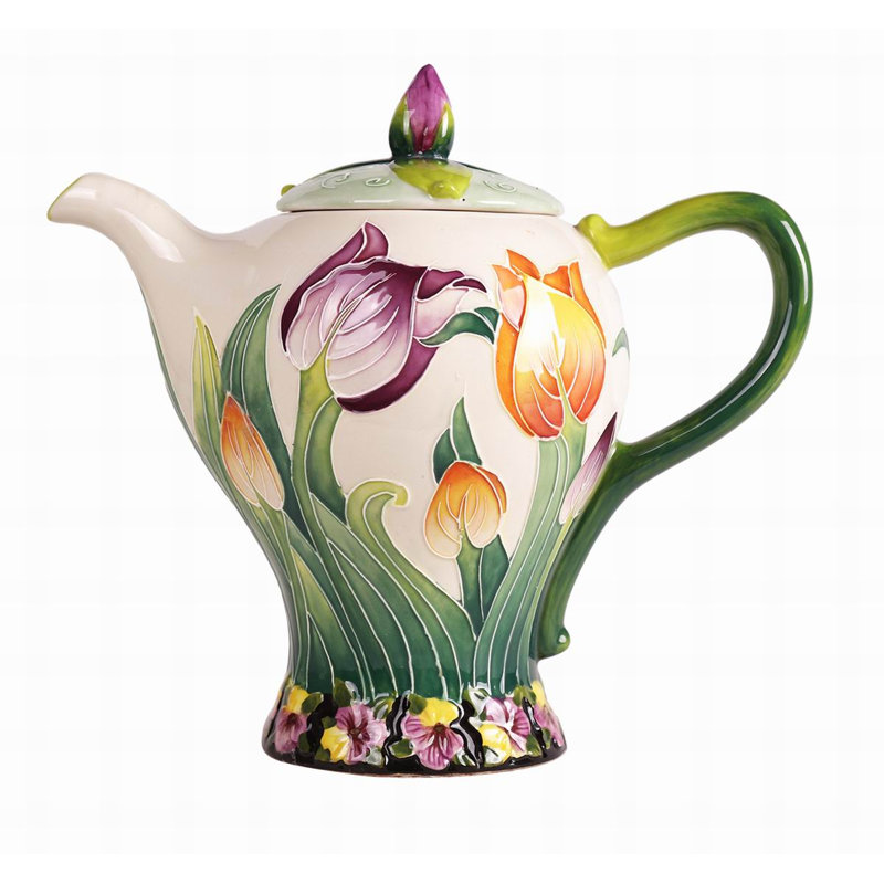 Théière en céramique Lecuyer Tulip