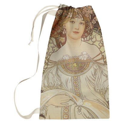 Magdaleno Fabric Laundry Bag with Handles