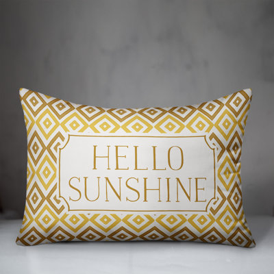 Geometric Outdoor Reversible Throw Pillow