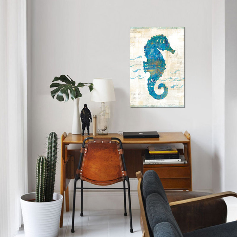 « iii », reproduction d’art sur toile tendue On the Waves, H 40 po x l 26 po x P 1,5 po, Toile tendue, Pas de tapis