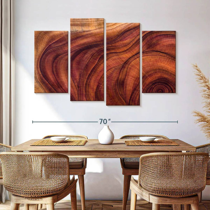 Avery Wood Grain Pattern, 42" H x 68" W