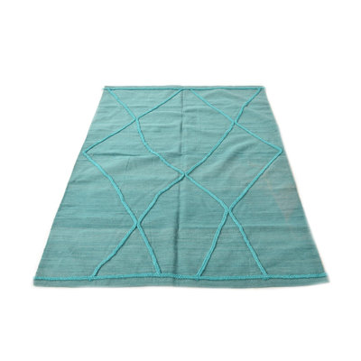 Tapis turquoise Ponce 4 x 6