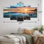 «Delaware Coastal Landscape II - Paysages», ensemble de reproductions d'art mural en métal