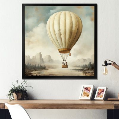 Art contemporain en montgolfière