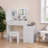 Vanity Desk With Mirror And Lights