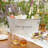 Stay Awhile Metal Drink Tub