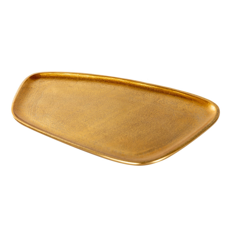  Decorative Plate, Gold