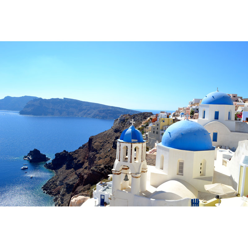 Terron Santorini - Wrapped Canvas Print, 51cm H x 76cm W x 3.8cm D