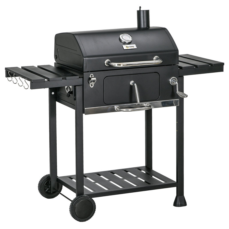 Barbecue au charbon portatif l 47,2 po Outsunny