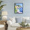 Colorful Italian Coast Floating Frame, design by Riley B