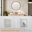 Miroir rond lumineux à DEL de 24 po avec désembueur, sélection de la température de couleur CCT et contrôle de la luminosité avec taquet pour montage mural Lucid Collection-127419997