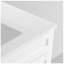 Lavabo de salle de bain rectangulaire encastré en céramique blanche avec robinet 36 po x 18,5 po DodreHome